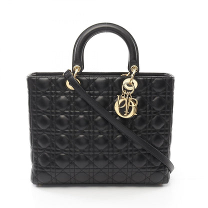 Dior Lady Dior Leather Handbag