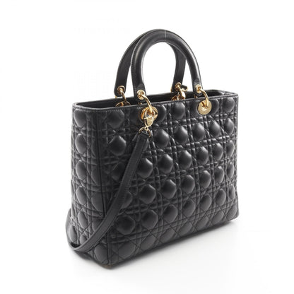 Dior Lady Dior Leather Handbag