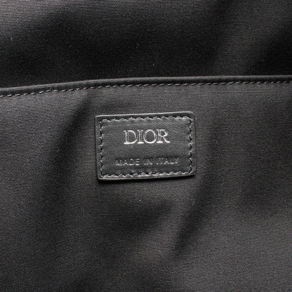 Dior Homme Rider CD Diamond PVC Coated Canvas Leather Backpack