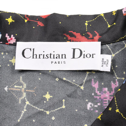 Christian Dior Silk Zodiac Pixel Top 241V33A6633