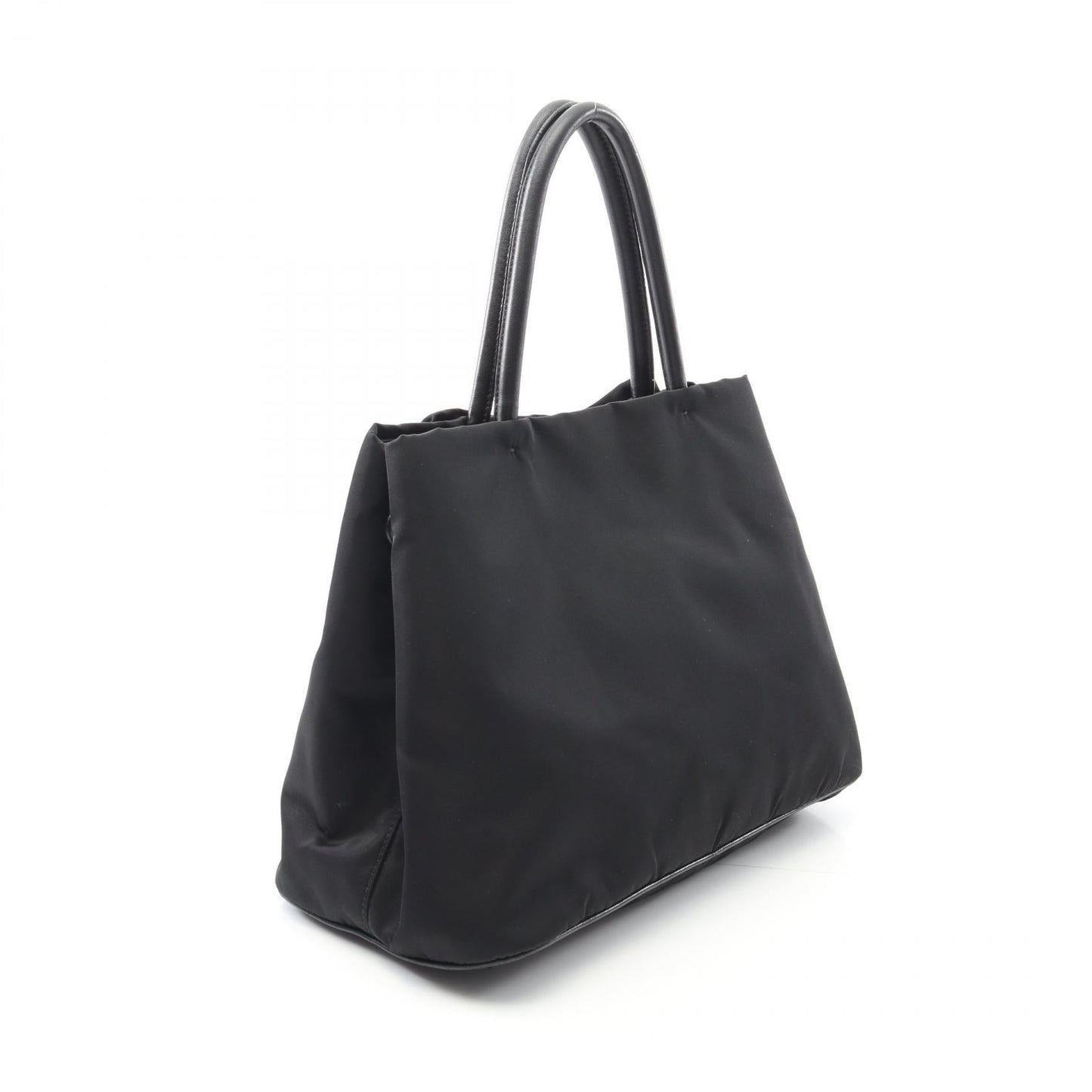 Prada Nylon Leather Handbag