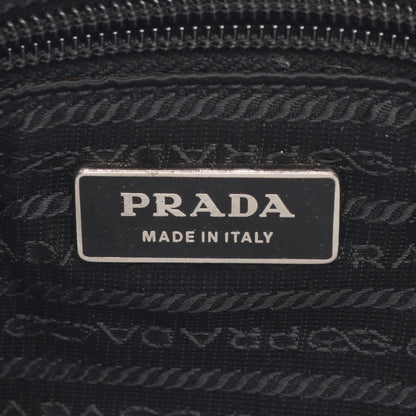 Prada Nylon Saffiano Leather Shoulder Bag