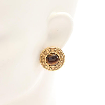 Chanel Tiger Eye Earrings