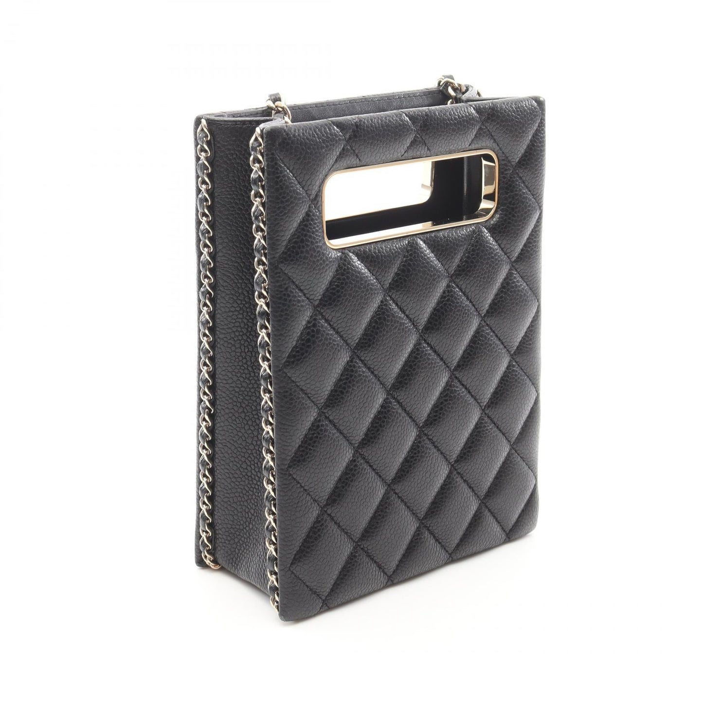 Chanel Matelassé Caviar Skin Evening Shoulder Bag