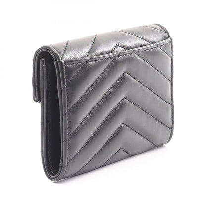 Saint Laurent Monogram Envelope Leather Wallet