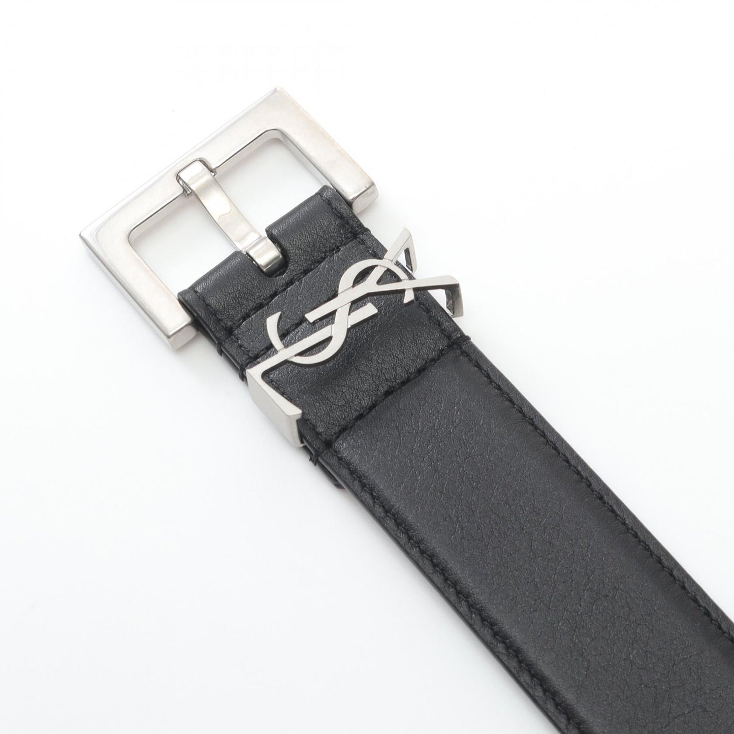 Saint Laurent Cassandra Leather Belt