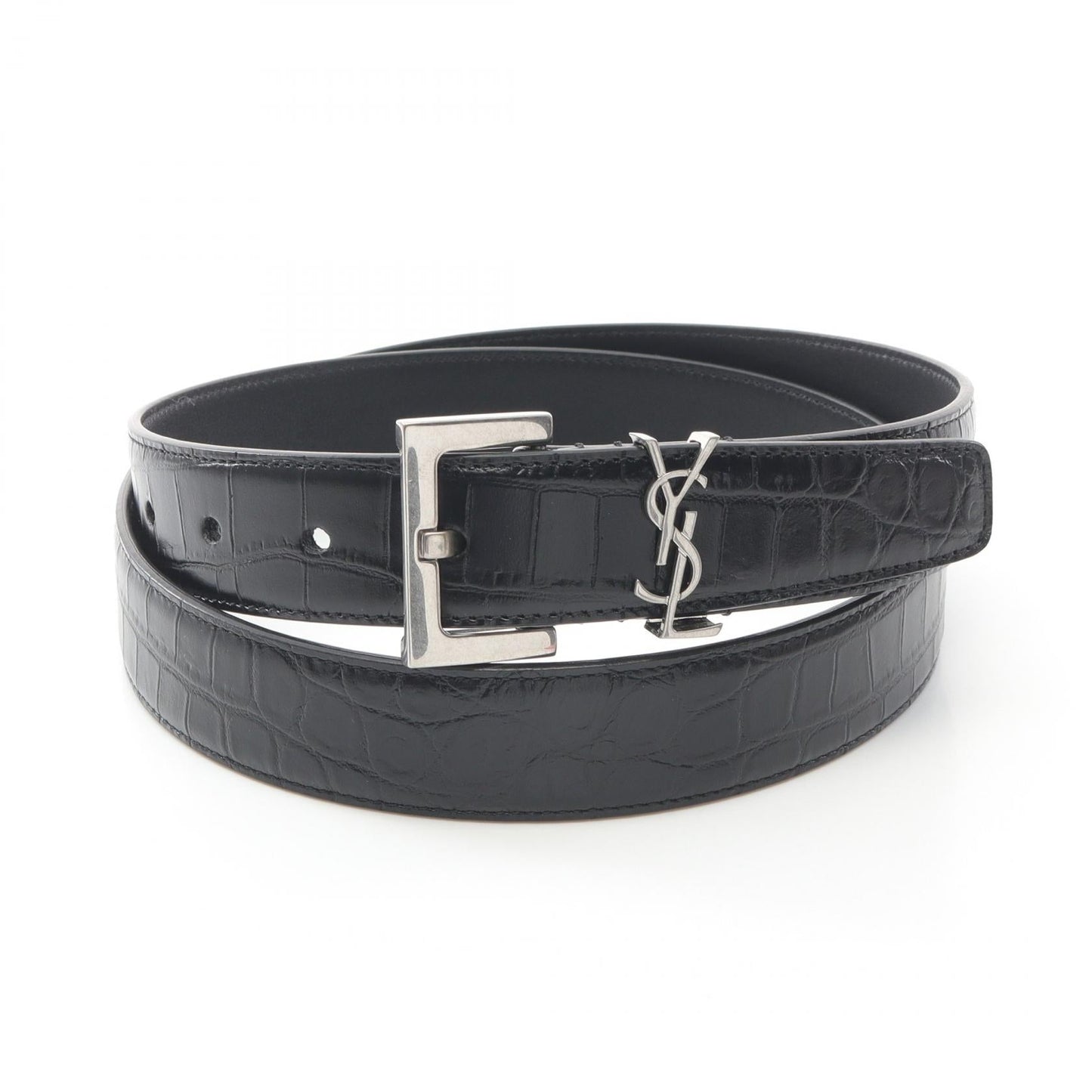 Saint Laurent Cassandra Leather Belt