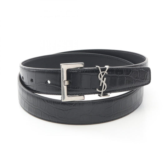 Saint Laurent Cassandra Leather Belt