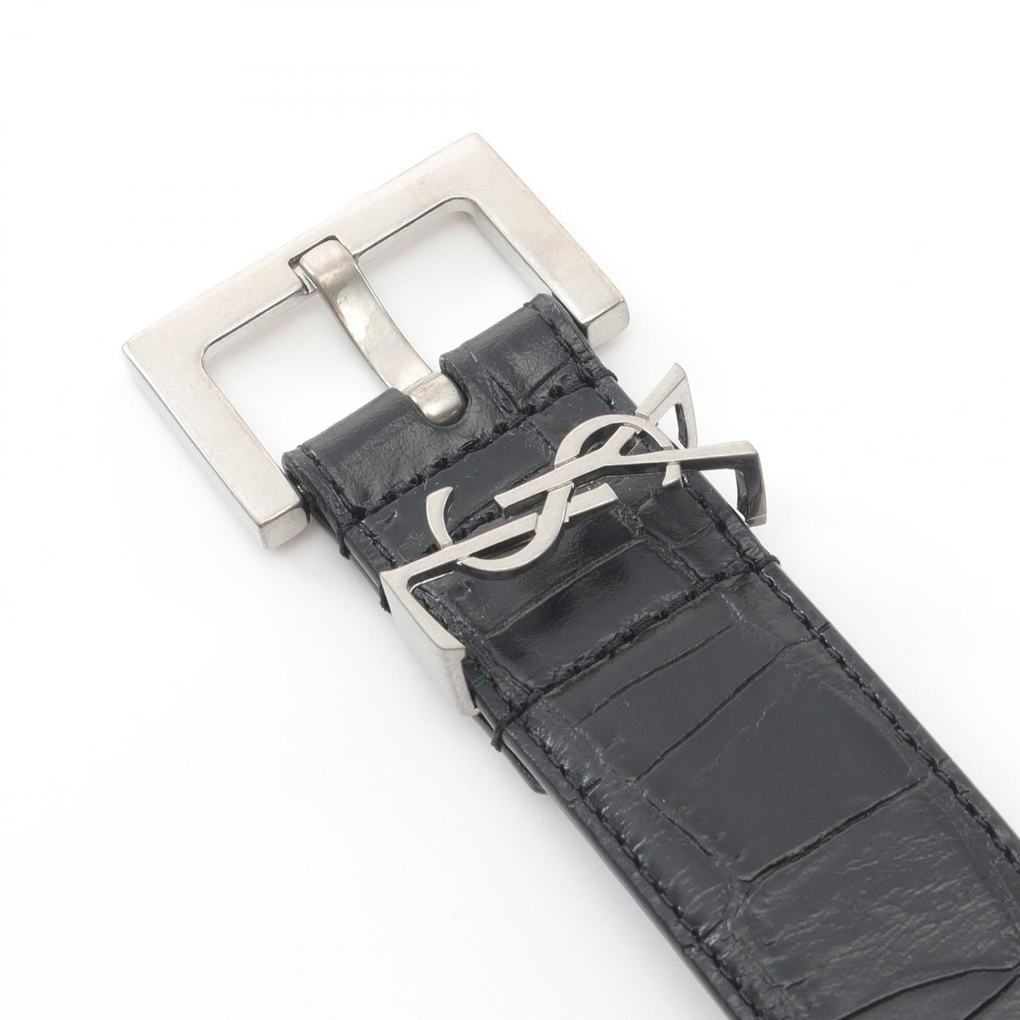 Saint Laurent Cassandra Leather Belt