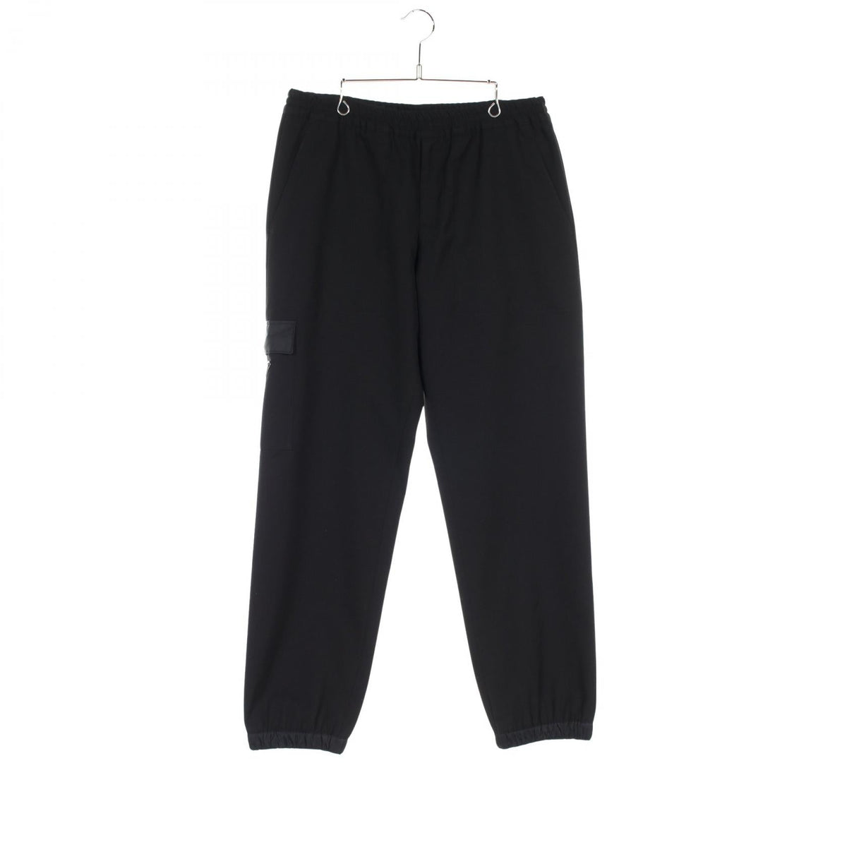 Prada Triangle Logo Wool Nylon Pants