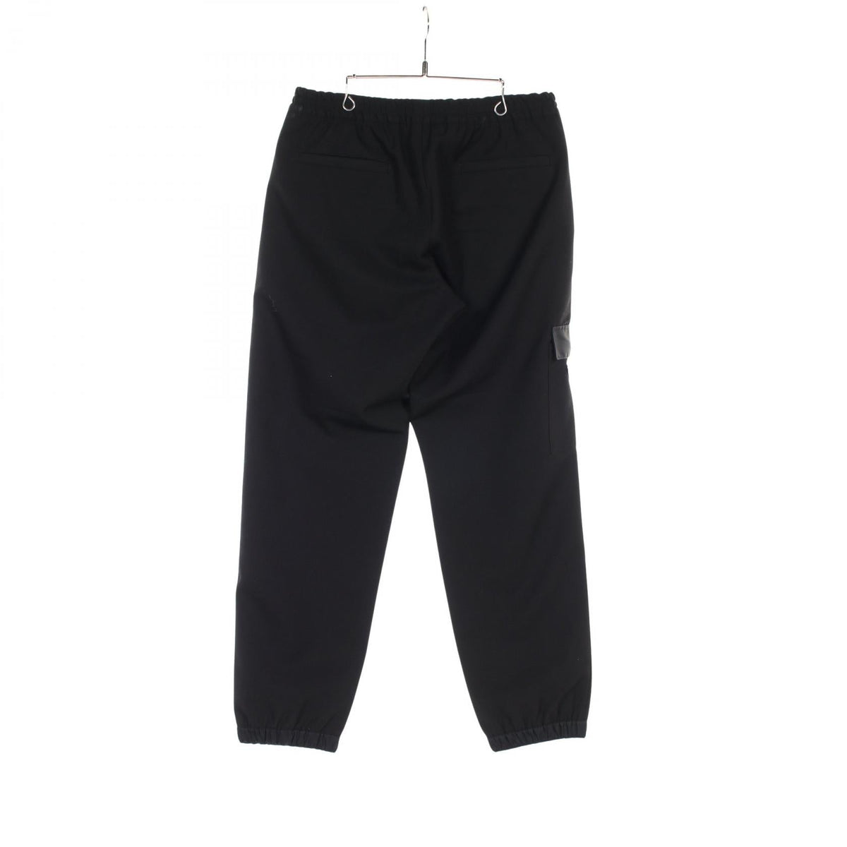 Prada Triangle Logo Wool Nylon Pants