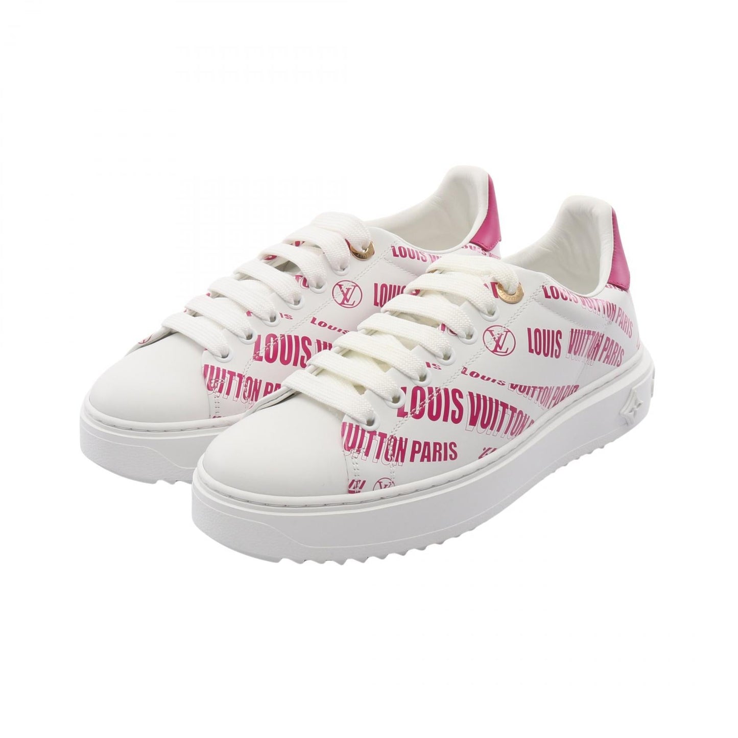 Louis Vuitton Time Out Line Leather Sneakers