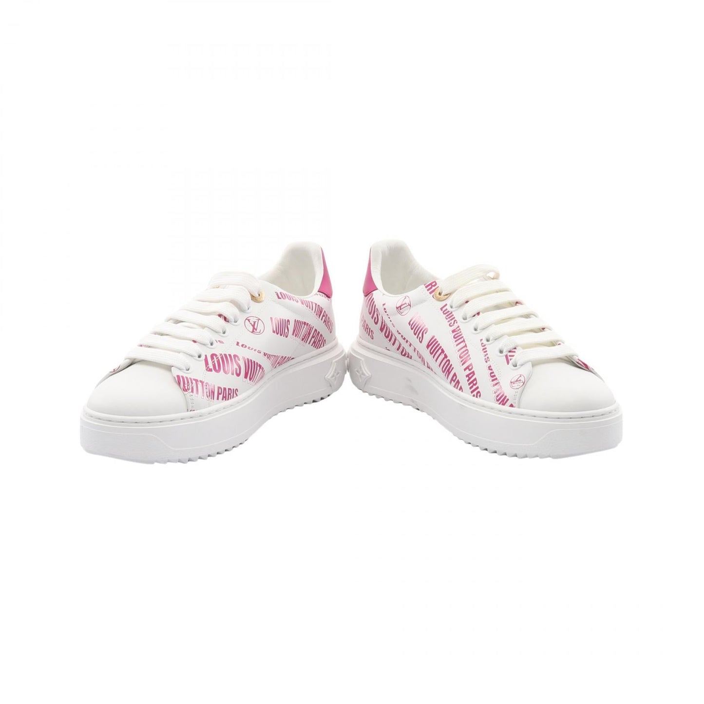 Louis Vuitton Time Out Line Leather Sneakers