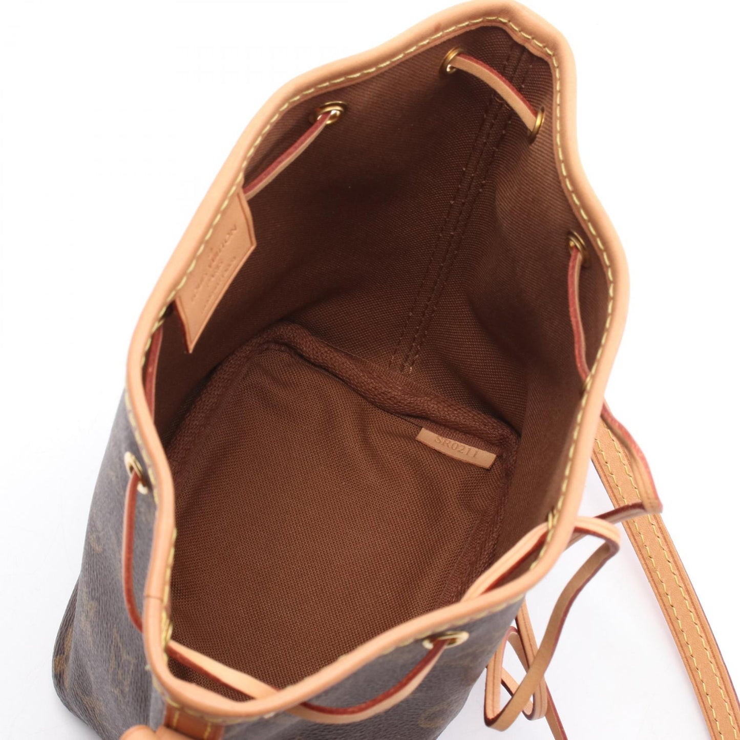 Louis Vuitton Nano Noe Monogram Coated Canvas Shoulder Bag
