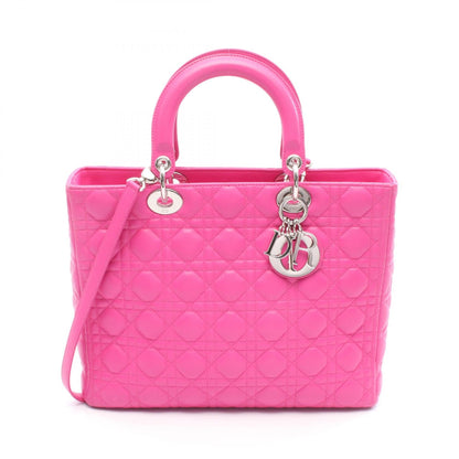 Dior Lady Dior Leather Handbag