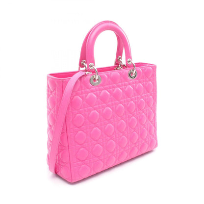 Dior Lady Dior Leather Handbag