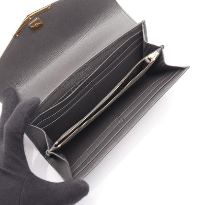 Fendi Tojours Leather PVC Coated Canvas Long Wallet