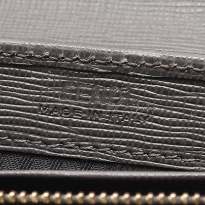 Fendi Tojours Leather PVC Coated Canvas Long Wallet