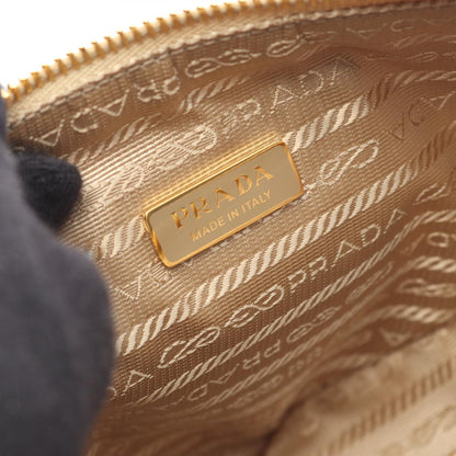 Prada TRIANGOLO Jacquard Canvas Shoulder Bag
