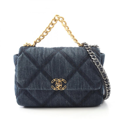 Chanel 19 Matelasse Denim Shoulder Bag
