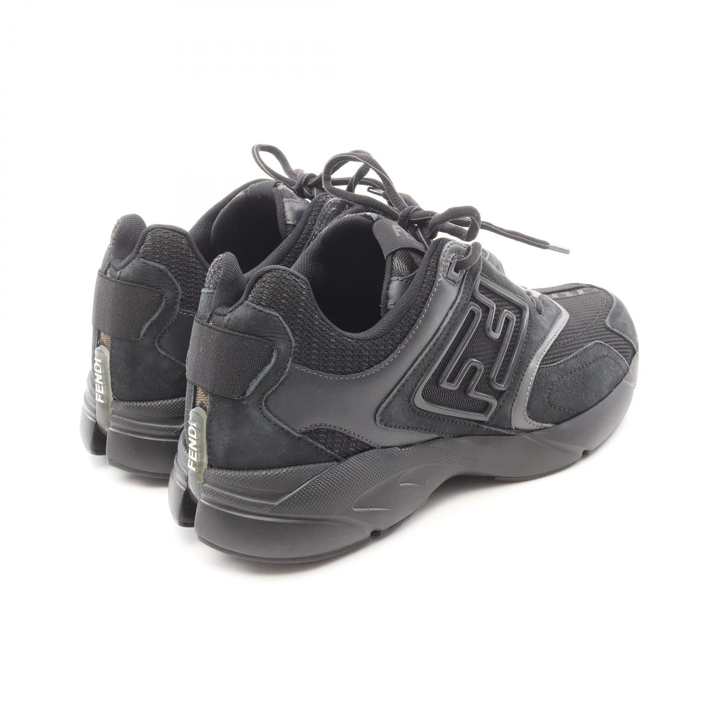 Fendi FASTER Suede Fabric Sneakers