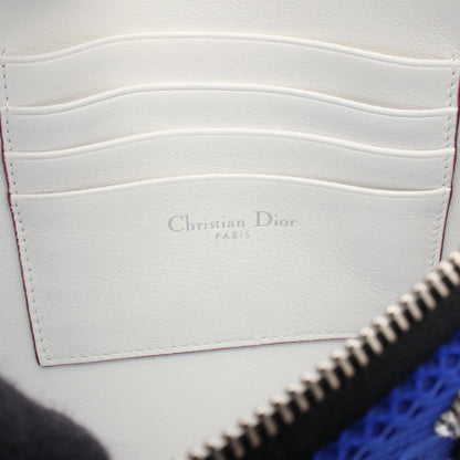 Christian Dior Leather Fabric Shoulder Bag