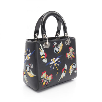Dior LADY DIOR Calfskin Patent Leather Handbag