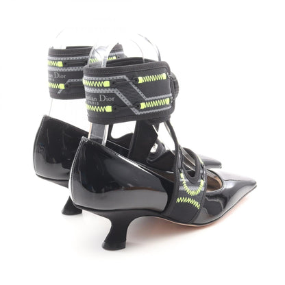 Dior Christian Dior × Roger Vivier Patent Leather Fabric Sandals