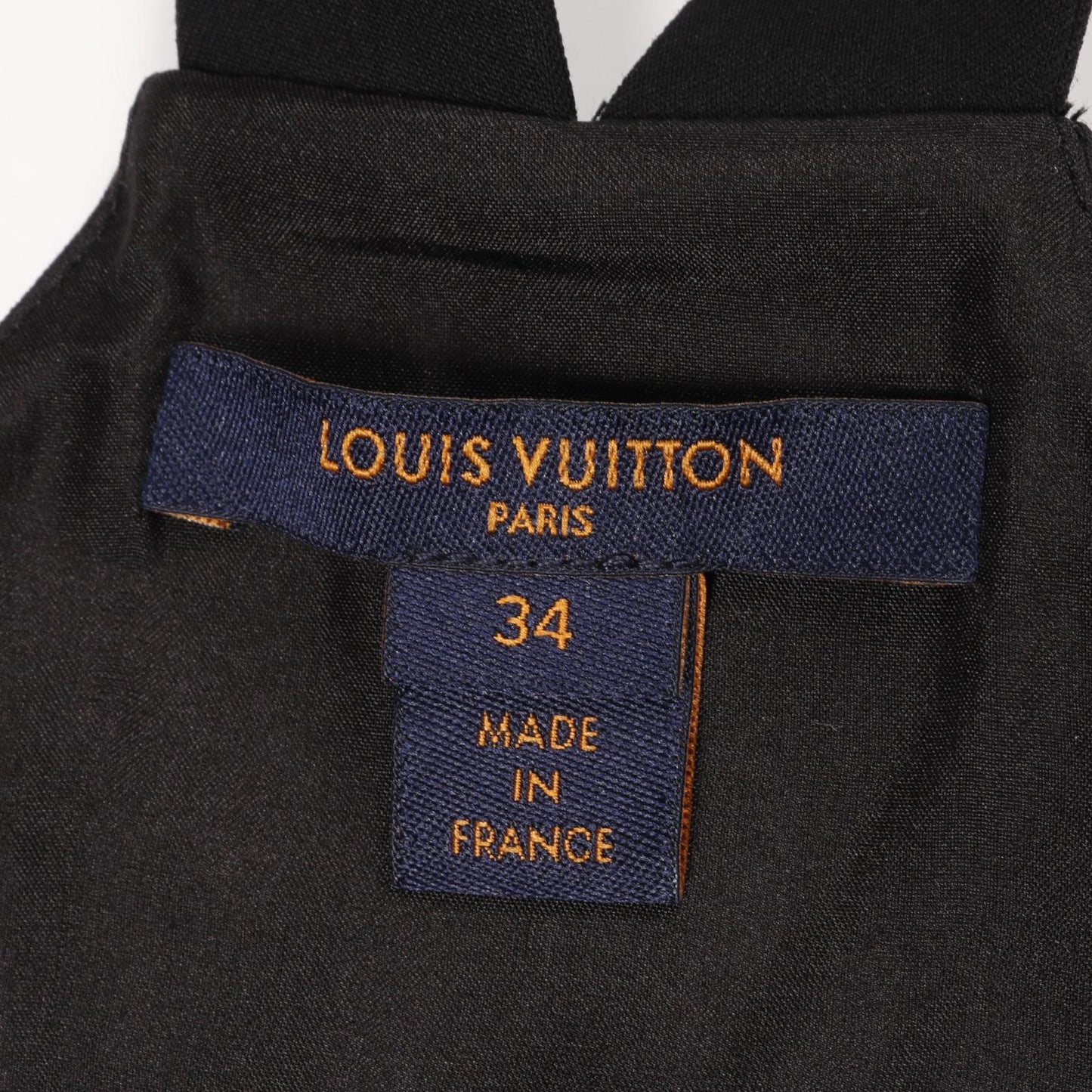 Louis Vuitton RW201A TEB FIDR63 Wool Nylon Silk Dress
