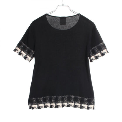 Chanel Tweed Cashmere Knit Top