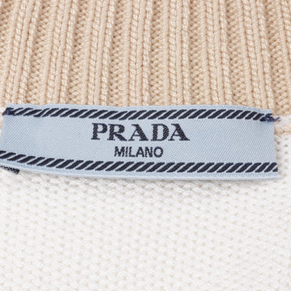 Prada Cropped Cotton Cardigan