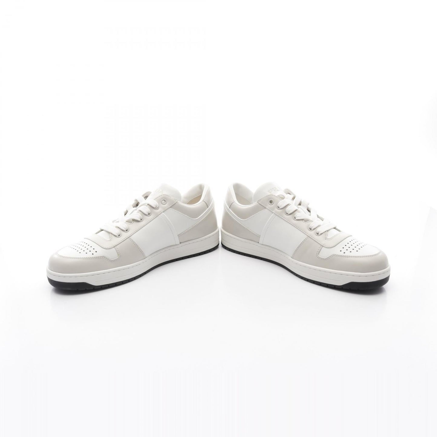 Prada Downtown Leather Sneakers