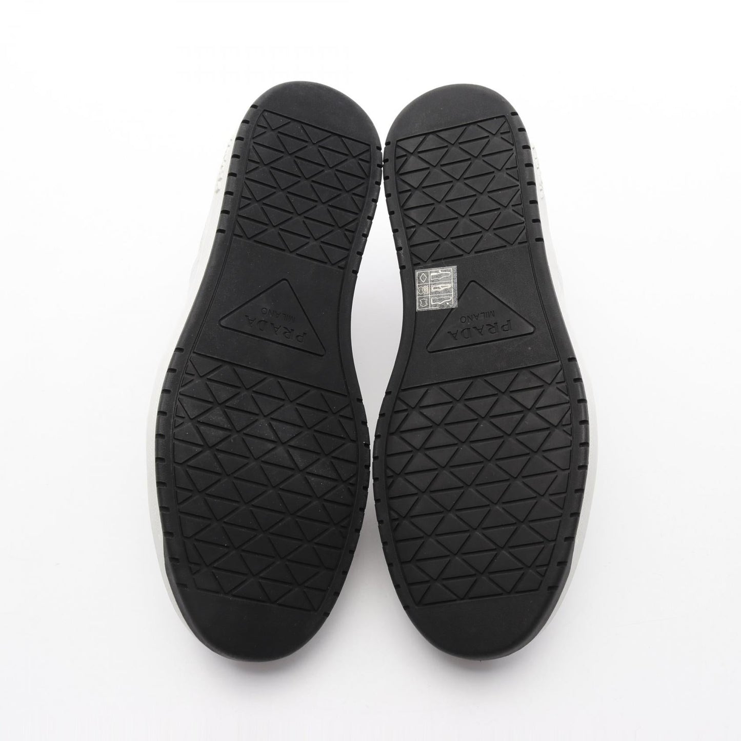 Prada Downtown Leather Sneakers