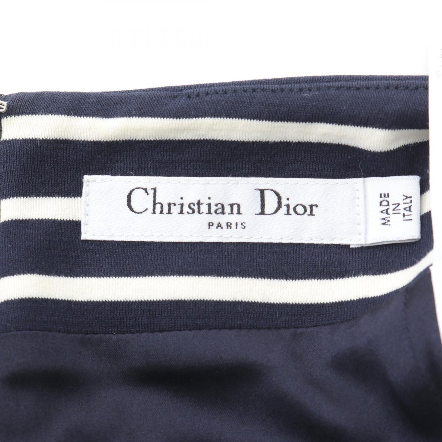 Dior Marine Stripe Cotton Skirt