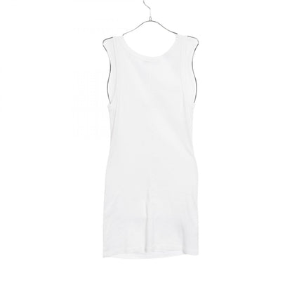 Prada Triangle Logo Beads Cotton Dress