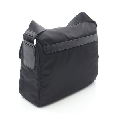 Prada VELA Nylon Saffiano Leather Shoulder Bag
