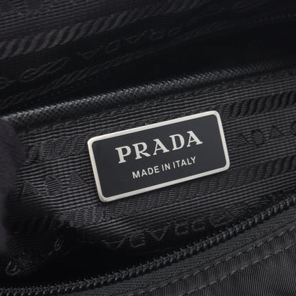 Prada VELA Nylon Saffiano Leather Shoulder Bag