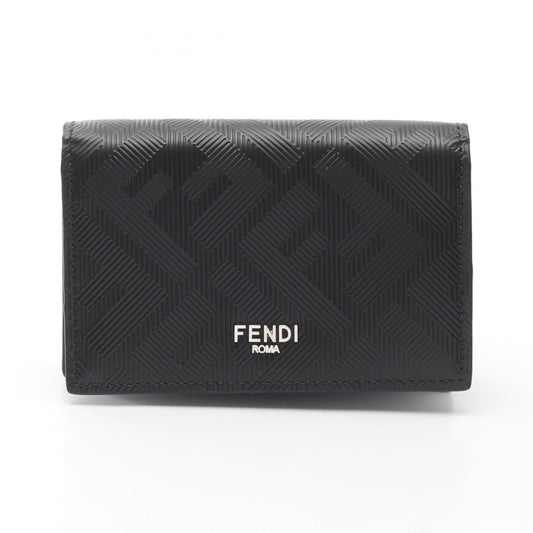 Fendi Shadow Zucca Leather Card Case