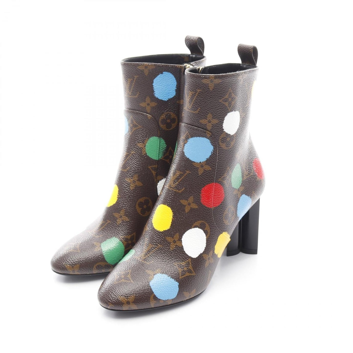 Louis Vuitton LV × YK Painted Dot Monogram Boots