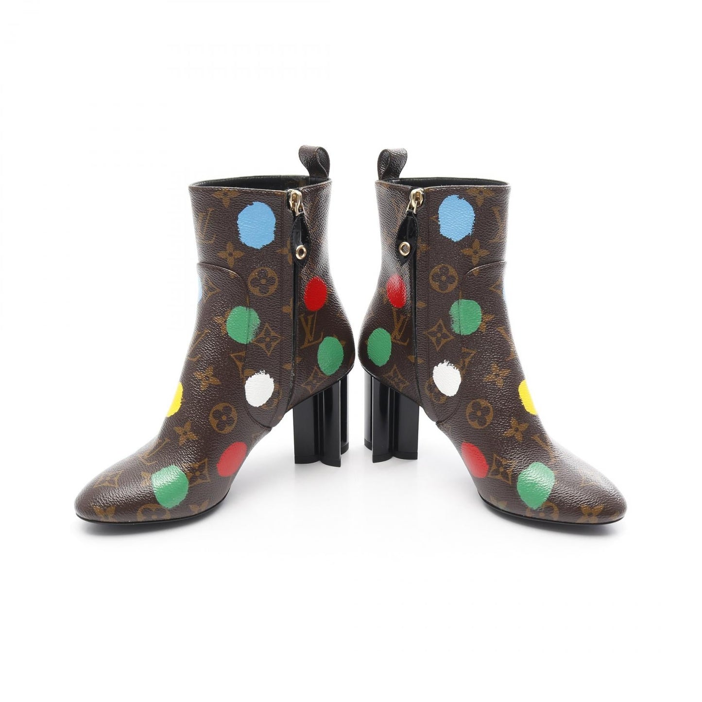 Louis Vuitton LV × YK Painted Dot Monogram Boots
