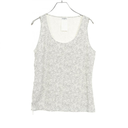 Chanel Logo Pattern Nylon Tank Top