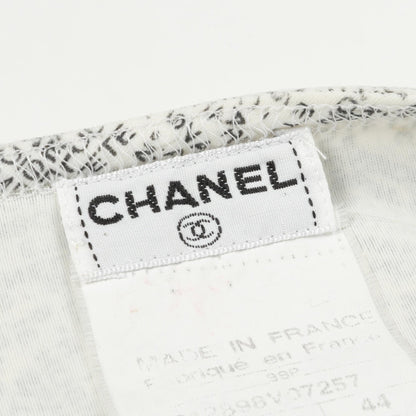 Chanel Logo Pattern Nylon Tank Top