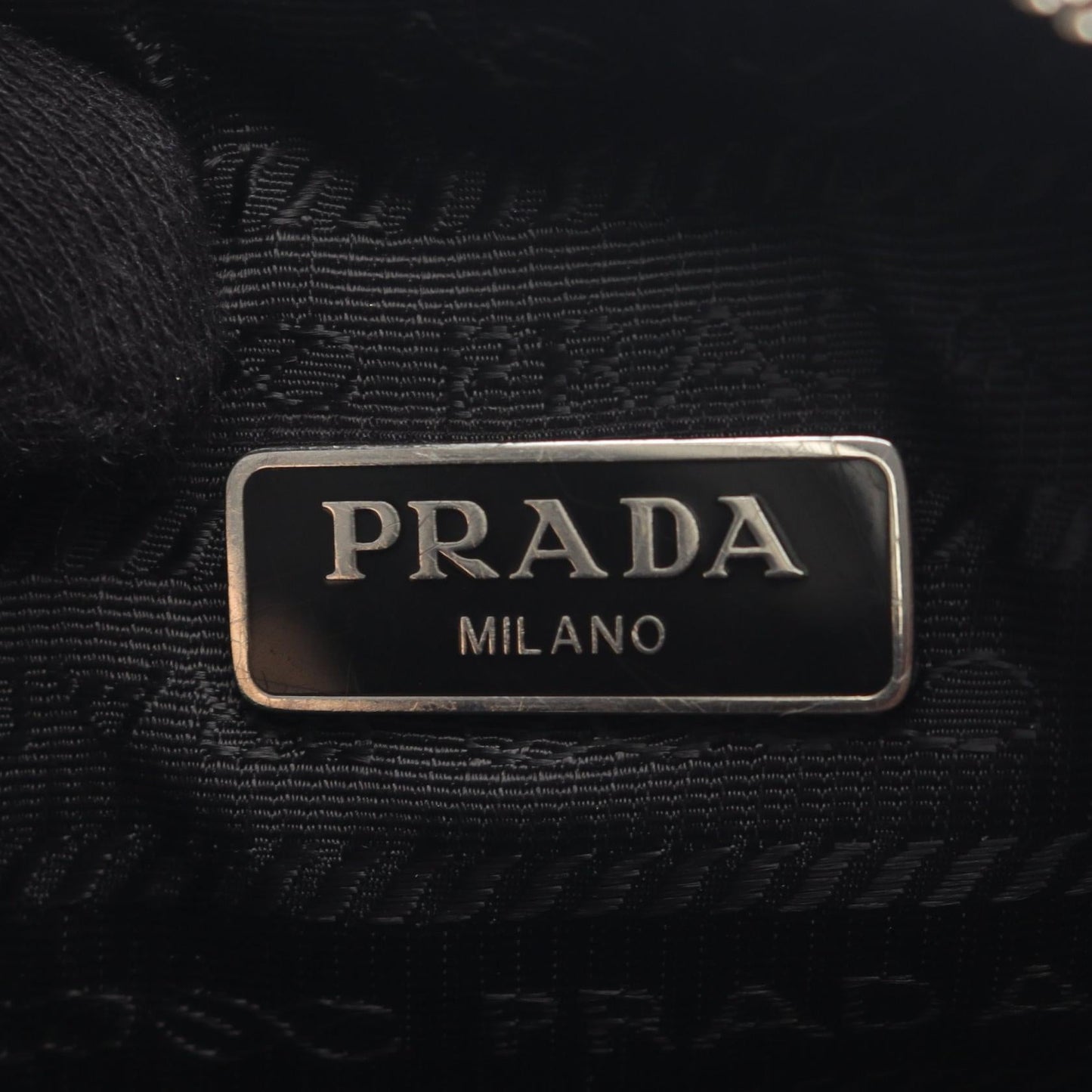 Prada Re-Edition 2006 Nylon Saffiano Leather Shoulder Bag