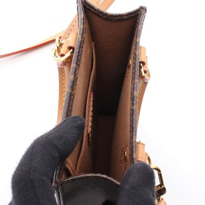 Louis Vuitton Petit Sac Plat Monogram Handbag