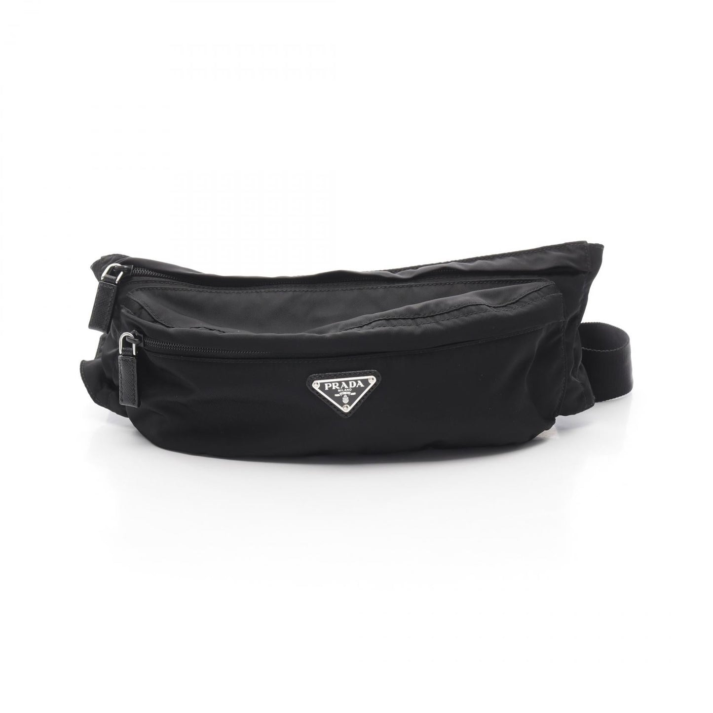 Prada TESSUTO MONTAGN Nylon Leather Waist Bag