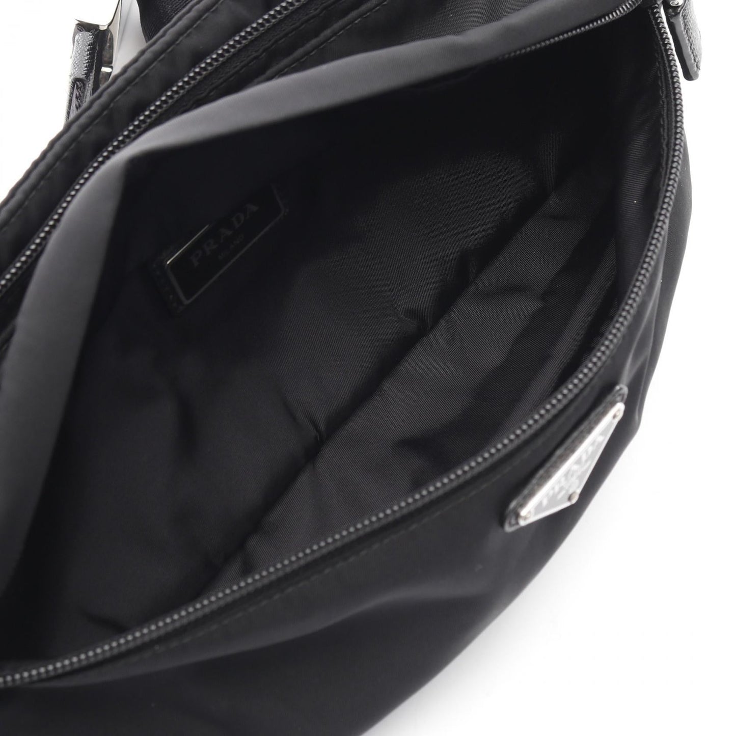 Prada TESSUTO MONTAGN Nylon Leather Waist Bag