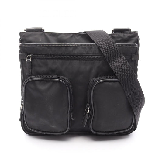 Prada Re-Nylon Saffiano Leather Shoulder Bag