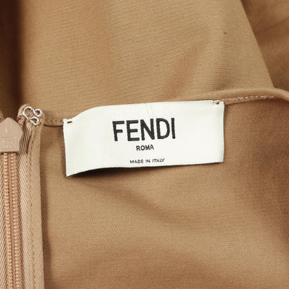 Fendi Long Flare Dress Cotton Dress