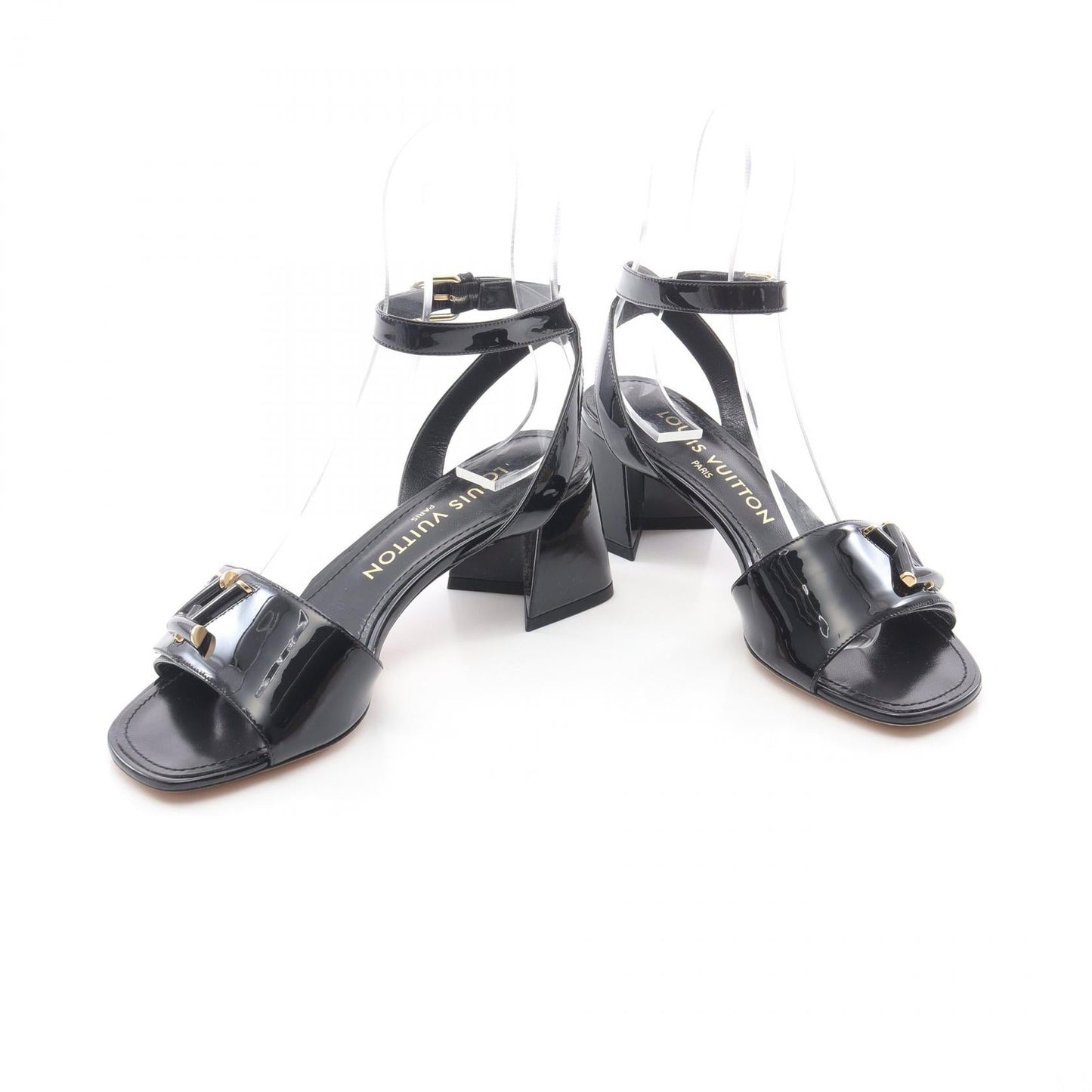 Louis Vuitton Shake Patent Leather Sandals