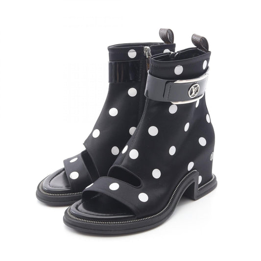 Louis Vuitton Moonlight Line Monogram Patent Leather Fabric Boots